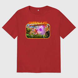 Футболка оверсайз женская Supraland cup, цвет: красный