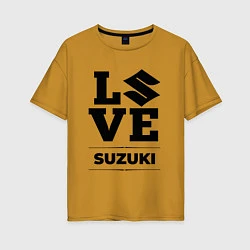 Женская футболка оверсайз Suzuki Love Classic