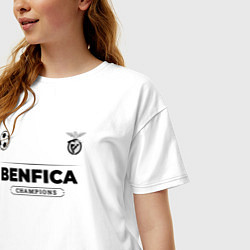 Футболка оверсайз женская Benfica Униформа Чемпионов, цвет: белый — фото 2