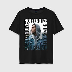 Женская футболка оверсайз Noize MC Портрет