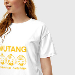 Футболка оверсайз женская Wu-Tang Childrens, цвет: белый — фото 2