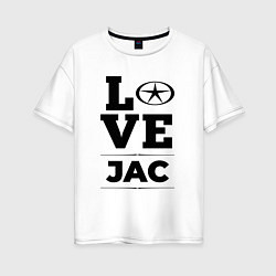 Женская футболка оверсайз JAC Love Classic