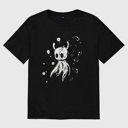 Футболка оверсайз женская Hollow Knight game, цвет: черный