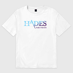 Футболка оверсайз женская Hades - неон, цвет: белый