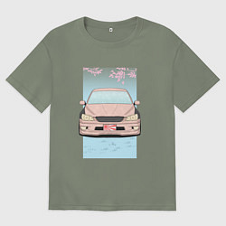 Женская футболка оверсайз Toyota Altezza stance