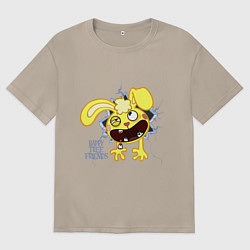 Женская футболка оверсайз Cuddles