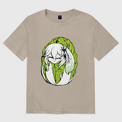 Женская футболка оверсайз Капуста-Нахида