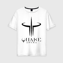 Женская футболка оверсайз Quake III arena