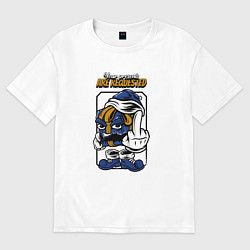 Футболка оверсайз женская Your presents are requested, цвет: белый