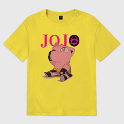 Футболка оверсайз женская The little Killer Queen - joke, цвет: желтый