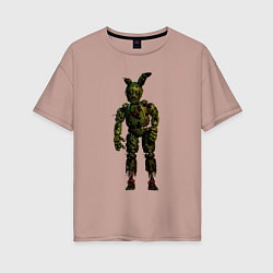 Футболка оверсайз женская Springtrap, цвет: пыльно-розовый