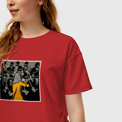 Футболка оверсайз женская Kill Bill том 1, цвет: красный — фото 2