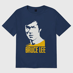 Футболка оверсайз женская Bruce Lee style, цвет: тёмно-синий