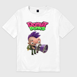 Футболка оверсайз женская Пупер, цвет: белый