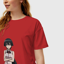 Футболка оверсайз женская Убийца Акамэ: Акамэ, цвет: красный — фото 2