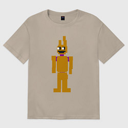 Футболка оверсайз женская Spring Bonnie, цвет: миндальный