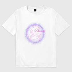 Футболка оверсайз женская Диана новая, цвет: белый