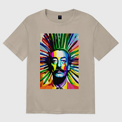 Футболка оверсайз женская Salvador Dali, цвет: миндальный