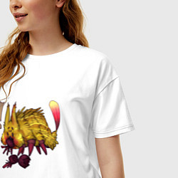 Футболка оверсайз женская Пупа - Pigeon, цвет: белый — фото 2