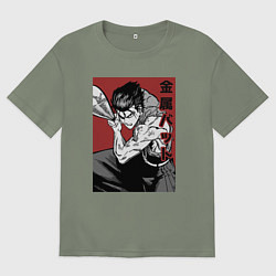 Футболка оверсайз женская Стальная Бита, цвет: авокадо