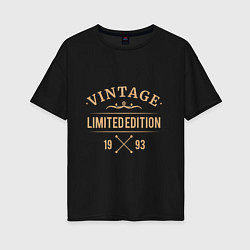 Женская футболка оверсайз Vintage limited edition 1993