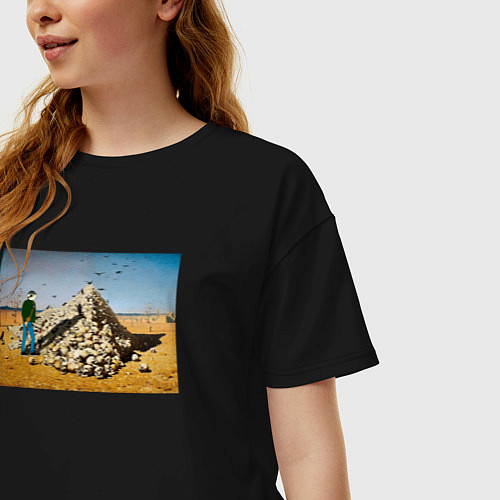 Женская футболка оверсайз Апофеоз ANIMAX / Черный – фото 3