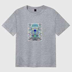 Футболка оверсайз женская Точка энергии, цвет: меланж