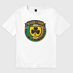 Футболка оверсайз женская House of pain, цвет: белый
