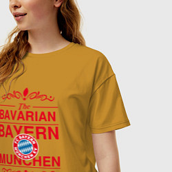 Футболка оверсайз женская Bavarian Bayern, цвет: горчичный — фото 2