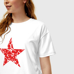 Футболка оверсайз женская Star USSR, цвет: белый — фото 2