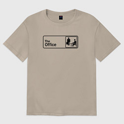 Футболка оверсайз женская Office, цвет: миндальный