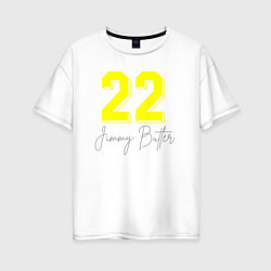 Футболка оверсайз женская Джимми Батлер, цвет: белый
