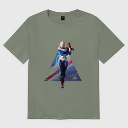 Футболка оверсайз женская Street Fighter 6 Cammy, цвет: авокадо