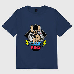 Женская футболка оверсайз Король игры