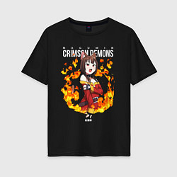 Женская футболка оверсайз Kono Subarashii Megumin