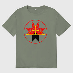 Футболка оверсайз женская Завьяловский район, цвет: авокадо