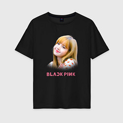 Женская футболка оверсайз Lisa Blackpink