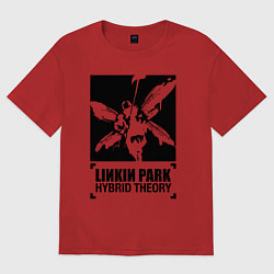 Футболка оверсайз женская LP Hybrid Theory, цвет: красный