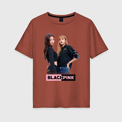 Женская футболка оверсайз Blackpink kpop