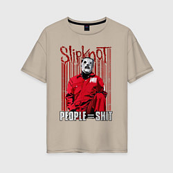 Женская футболка оверсайз Slipknot Corey