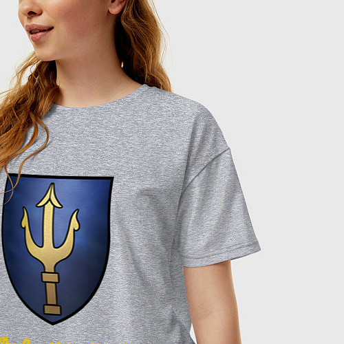 Женская футболка оверсайз Бордело Warhammer: Total War / Меланж – фото 3