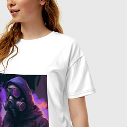 Футболка оверсайз женская Апокалипсис, цвет: белый — фото 2
