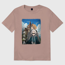 Женская футболка оверсайз Реинкарнации безработного - 2 сезон