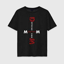 Футболка оверсайз женская Depeche Mode - Memento Mori MM, цвет: черный