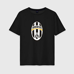 Женская футболка оверсайз Juventus sport fc