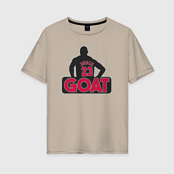 Женская футболка оверсайз Jordan goat