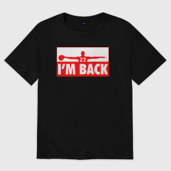 Футболка оверсайз женская Возвращение Джордана, цвет: черный