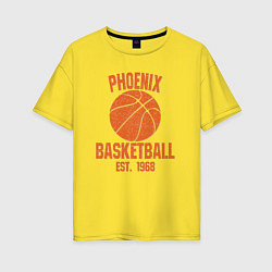 Женская футболка оверсайз Phoenix basketball 1968