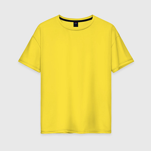 Женская футболка оверсайз Gta 6 лого на спине / Желтый – фото 1