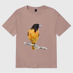 Женская футболка оверсайз Иволга